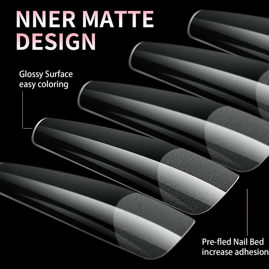 Matte Full-Cover Soft Gel Tips