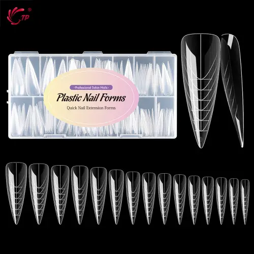 Stiletto Dual Forms for Gel Extensions — 75 Pieces