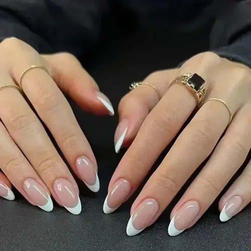 Almond Full-Cover Soft Gel Tips — 24 Pieces