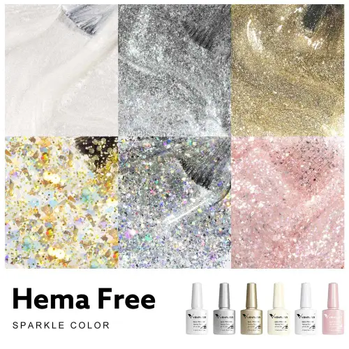 Nude Jelly Glitter & Shimmer Set
