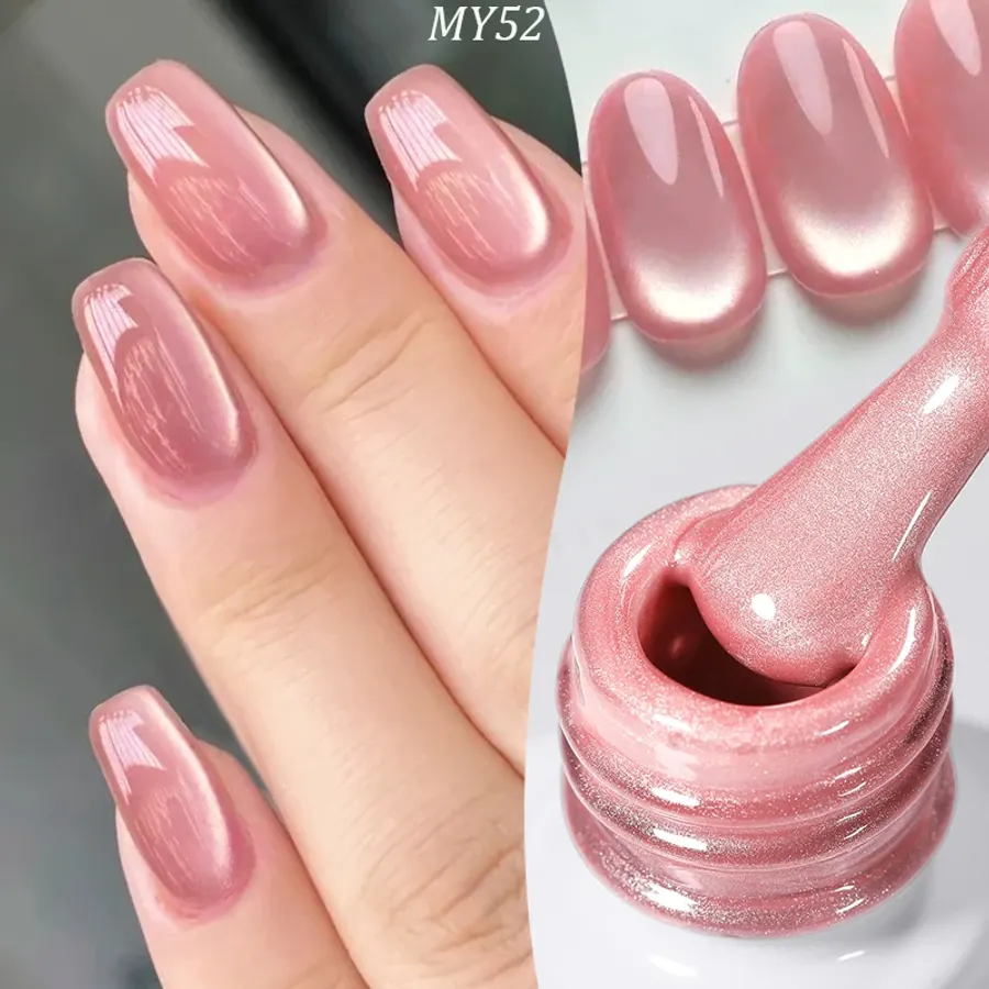 Pink Cat Eye Magnetic Gel