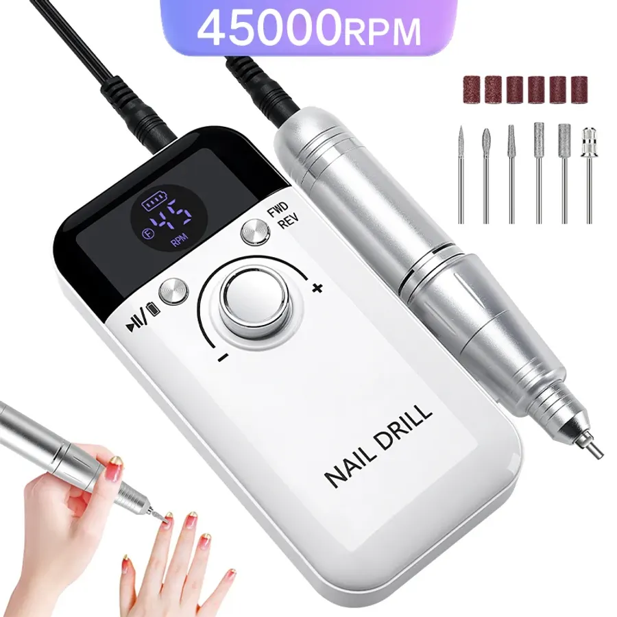Rechargeable Portable Electric Nail Drill