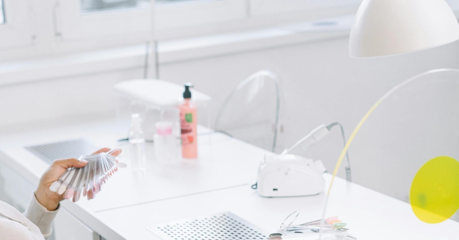 Professional nail machines — home studio setup